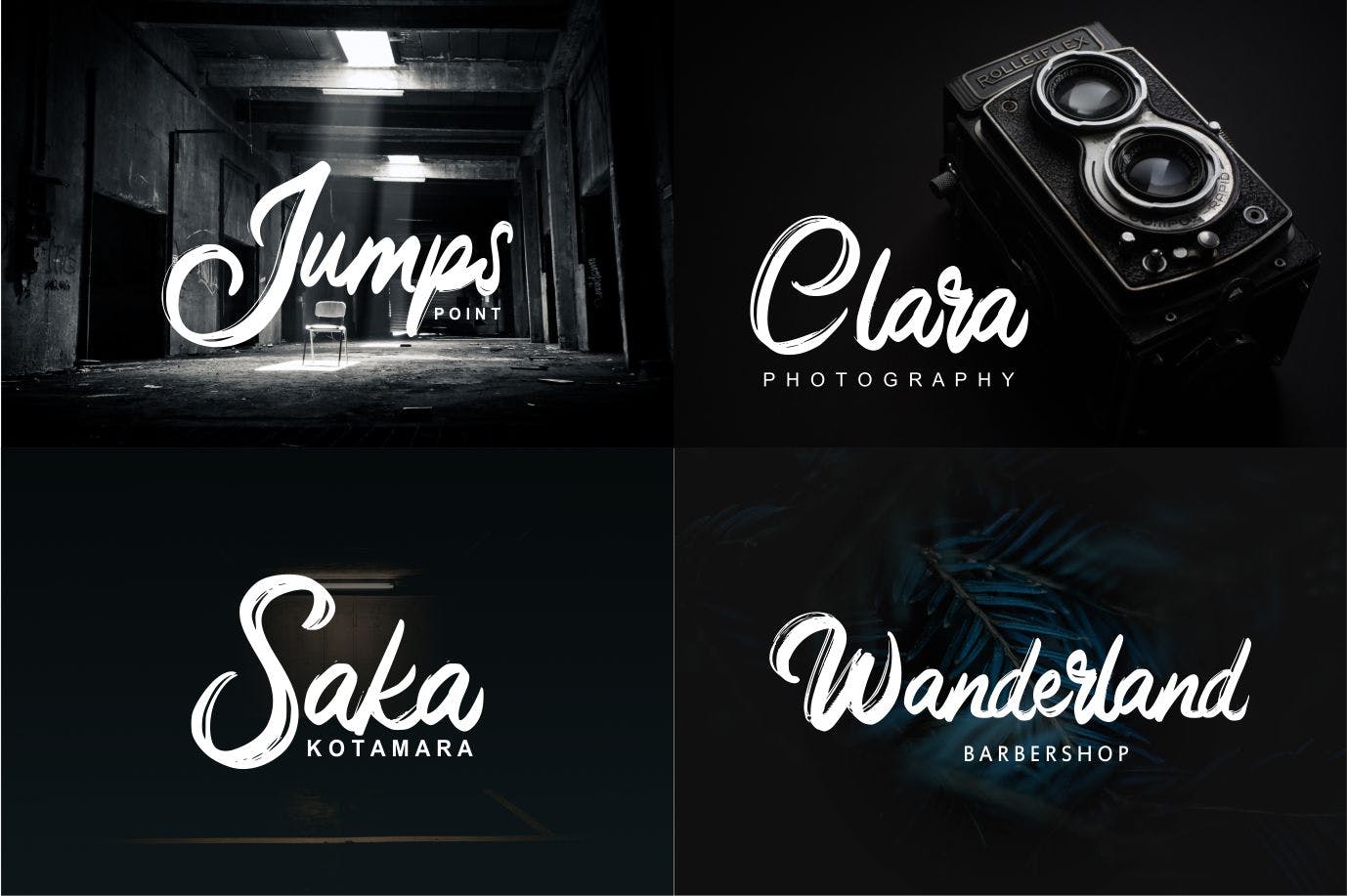 印刷排版设计英文笔刷书法字体下载 Arsa – Brush Font插图(4)