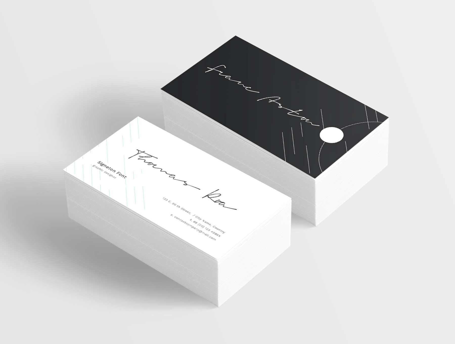 素材库下午茶：手写连笔个性签名字体素材库精选素材插图(2)