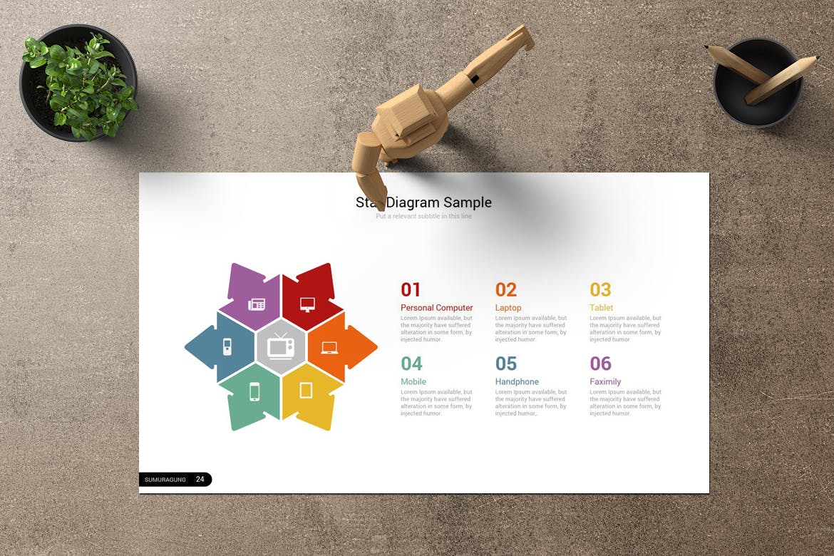 企业团队/业务介绍Keynote幻灯片设计模板 Sumuragung – Keynote Template插图(4)