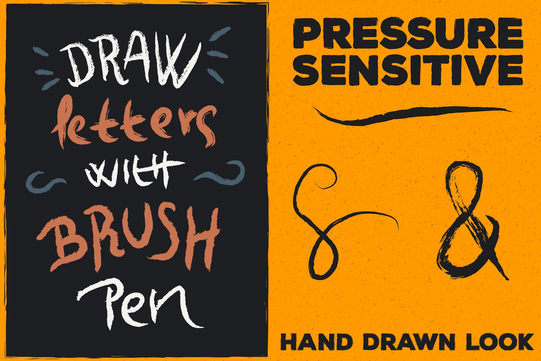 120款手绘画笔AI笔刷大合集 120 Brush Pens for Adobe Illustrator插图(1)