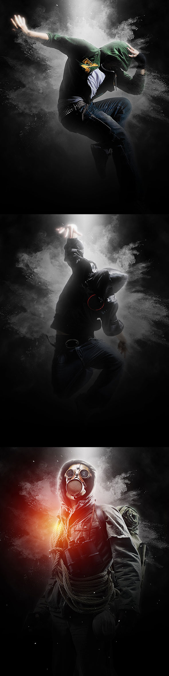 帅气粉末爆炸效果的PS动作 Sacred Explosion Photoshop Action [atn]插图(3)