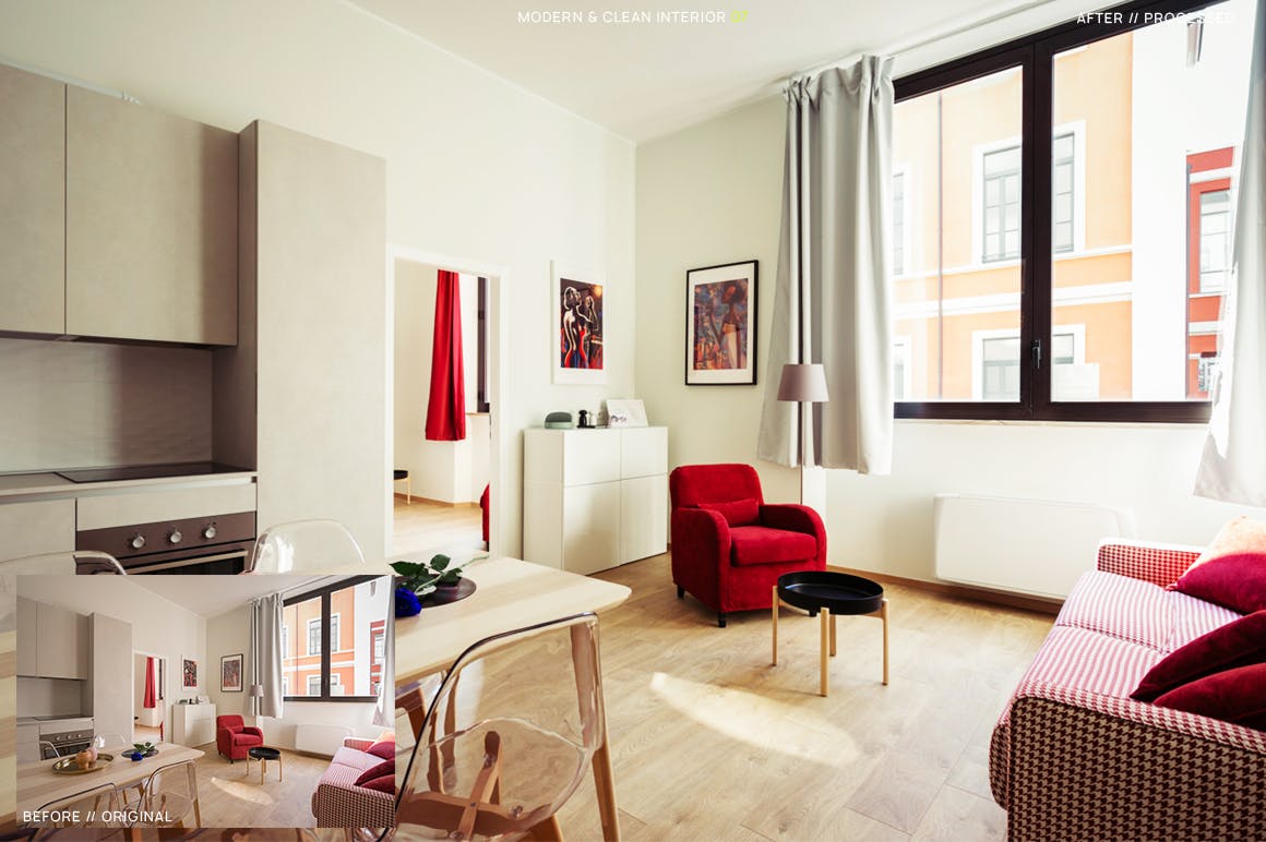 12款现代建筑&室内摄影后期LR调色预设 12 Modern & Clean Interior Presets + Mobile插图(7)