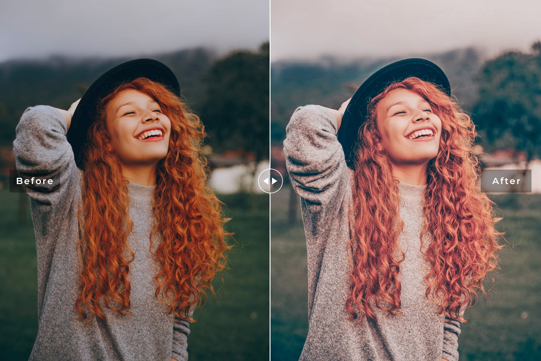 明亮暖色桃红色系人物摄影后期调色LR预设 Peach Mobile & Desktop Lightroom Presets插图(1)