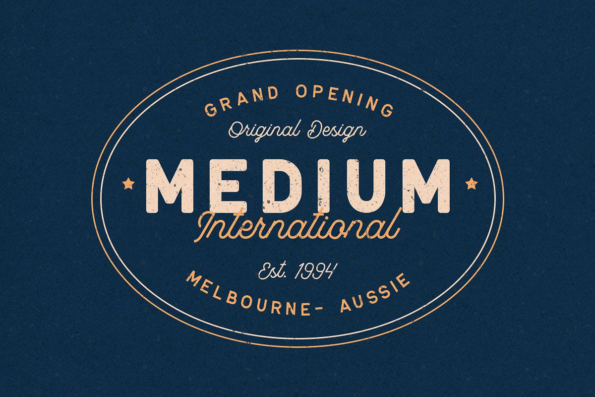 复古设计Monoline风格必备的英文画笔字体 Madgue Monoline Script Font插图(1)