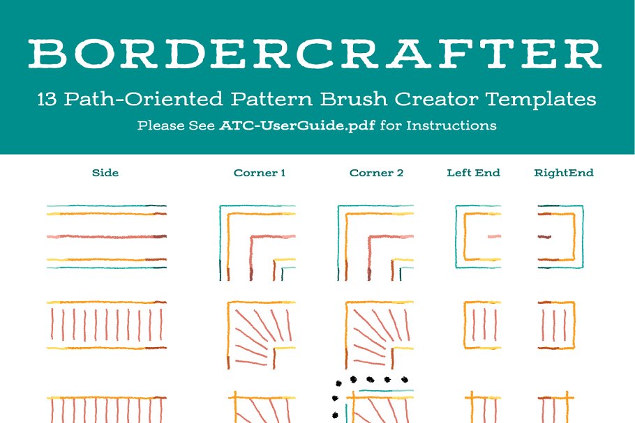 手绘笔画线条纹理AI笔刷 Pattern Studio插图(5)