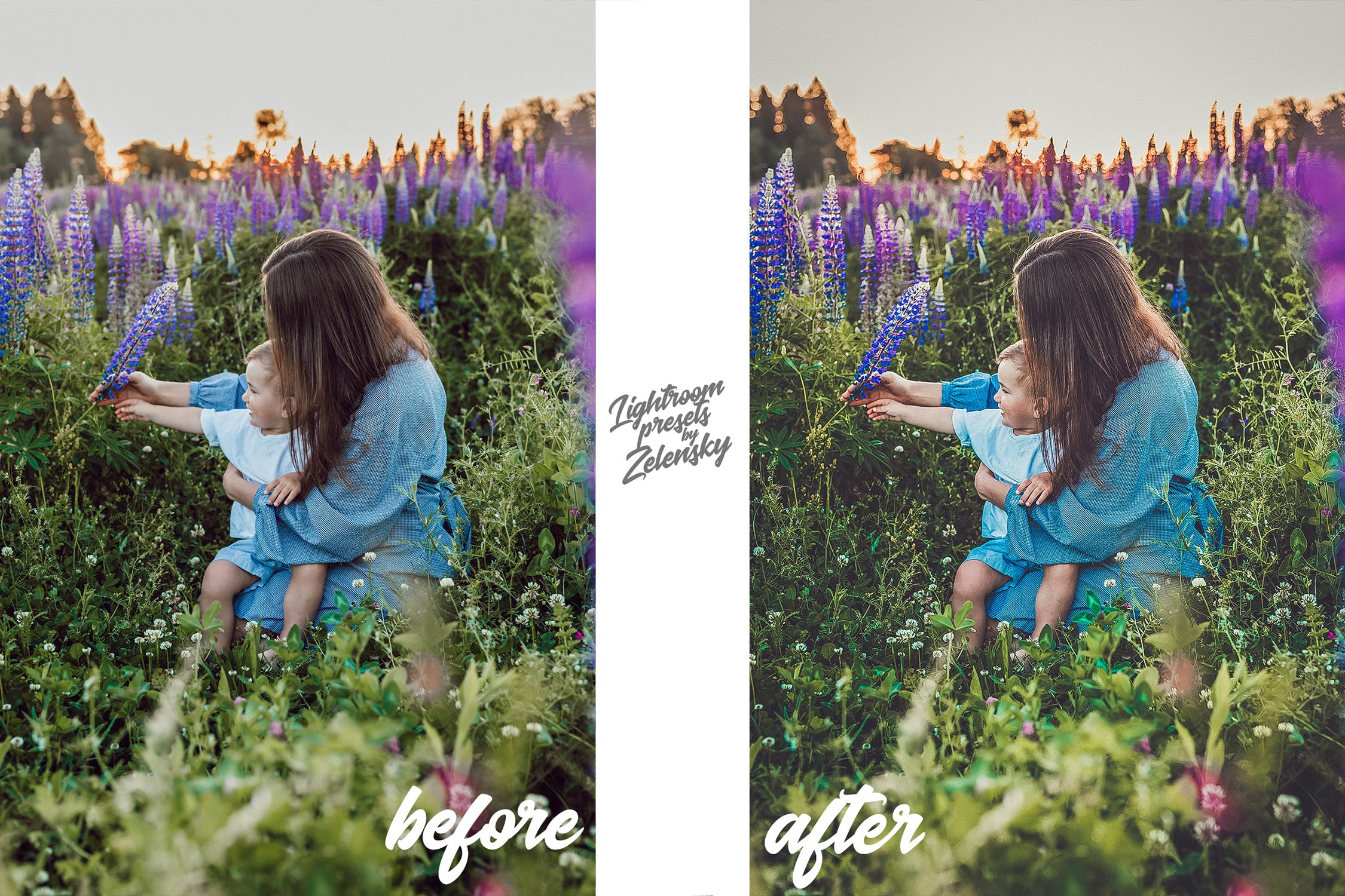 家庭生活照片后期处理调色滤镜LR预设 Family Lightroom Presets by Zelensky插图(4)