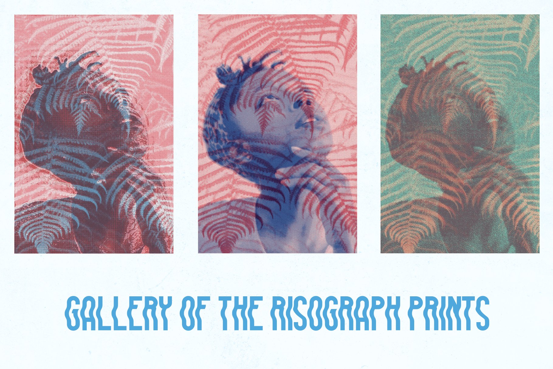 Risograph印刷效果PS笔刷 Risographia by Guerillacraft插图(8)