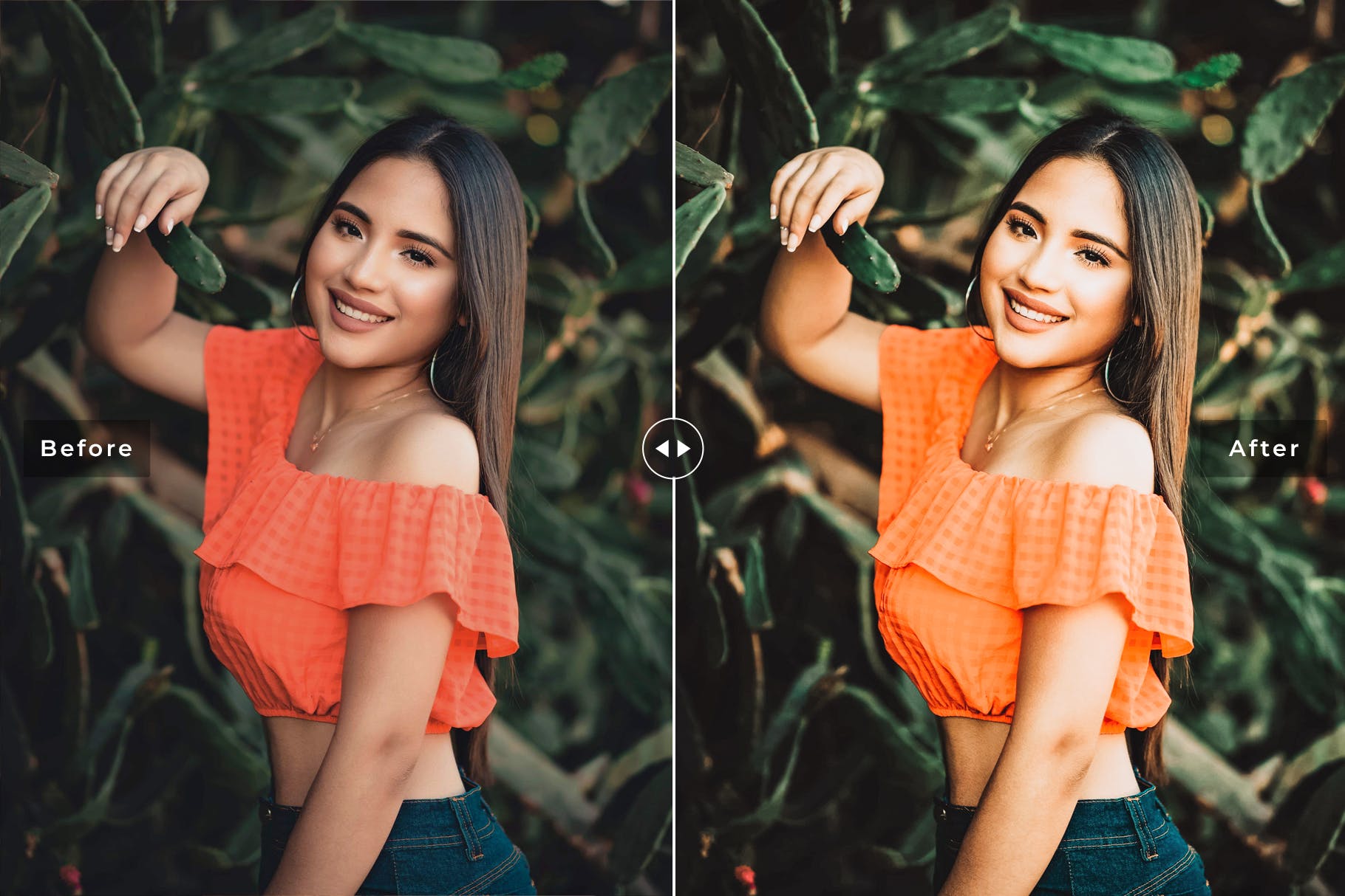 橙色&乳白色高饱和度暖色调Lightroom预设 Creamsicle Mobile & Desktop Lightroom Presets插图(5)