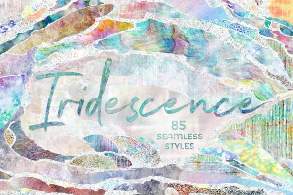 大师级各种配色彩虹图层样式 Iridescence Layer Styles