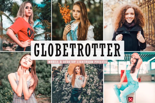 低饱和度晕影唯美色调Lightroom预设 Globetrotter Mobile &amp; Desktop Lightroom Presets