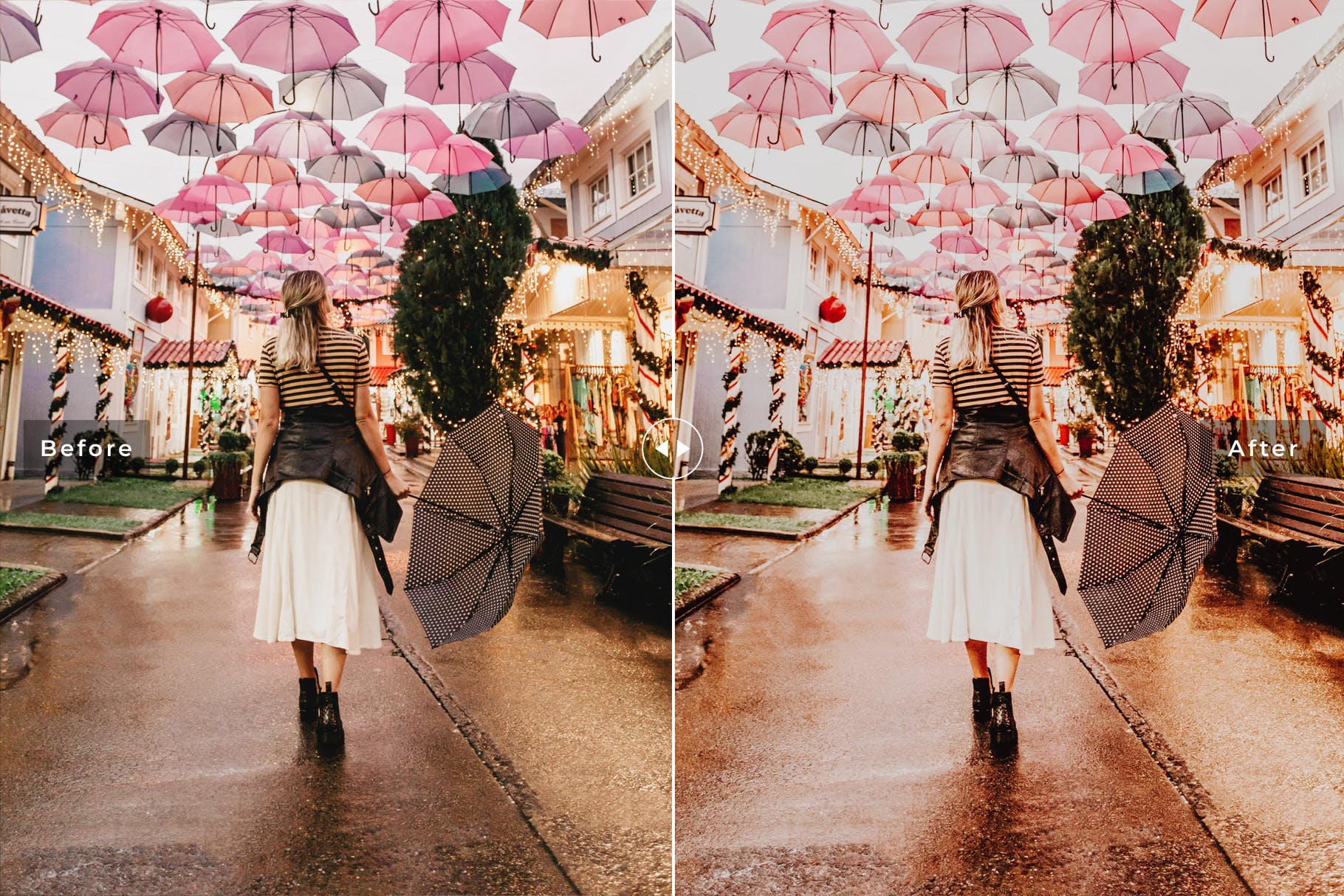 橙色水洗梦幻暖色调LR照片调色预设下载 Dreamland Mobile & Desktop Lightroom Presets插图(2)