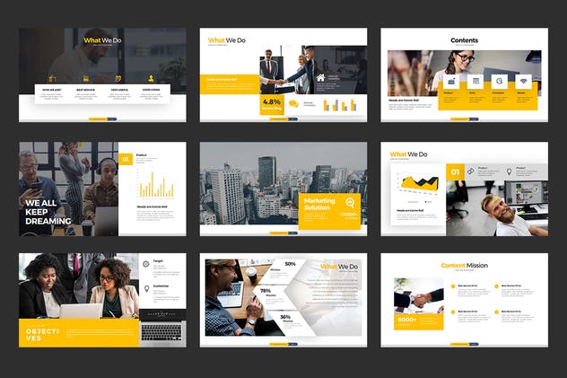 市场营销推广计划工作汇报Keynote幻灯片模板 Marketing Plan Vol 2 Keynote Templates插图(3)