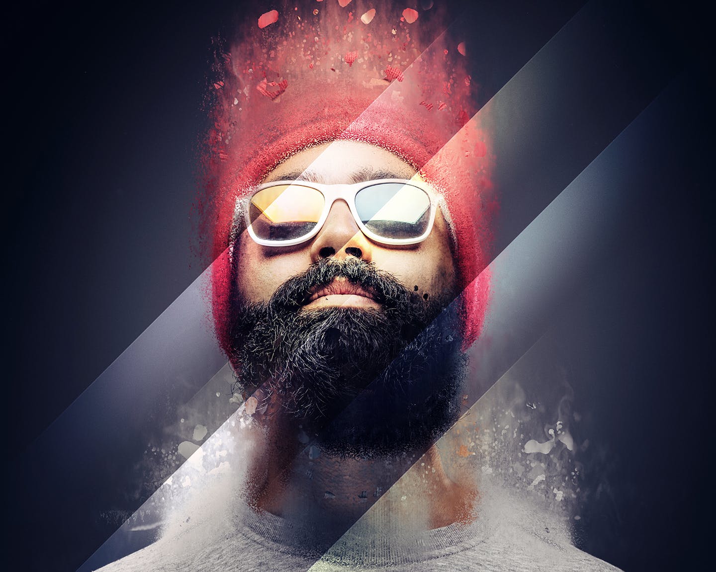 梦幻粒子灰飞烟灭烟雾效果PS动作 Particle Illusion CS3+ Photoshop Action插图(1)