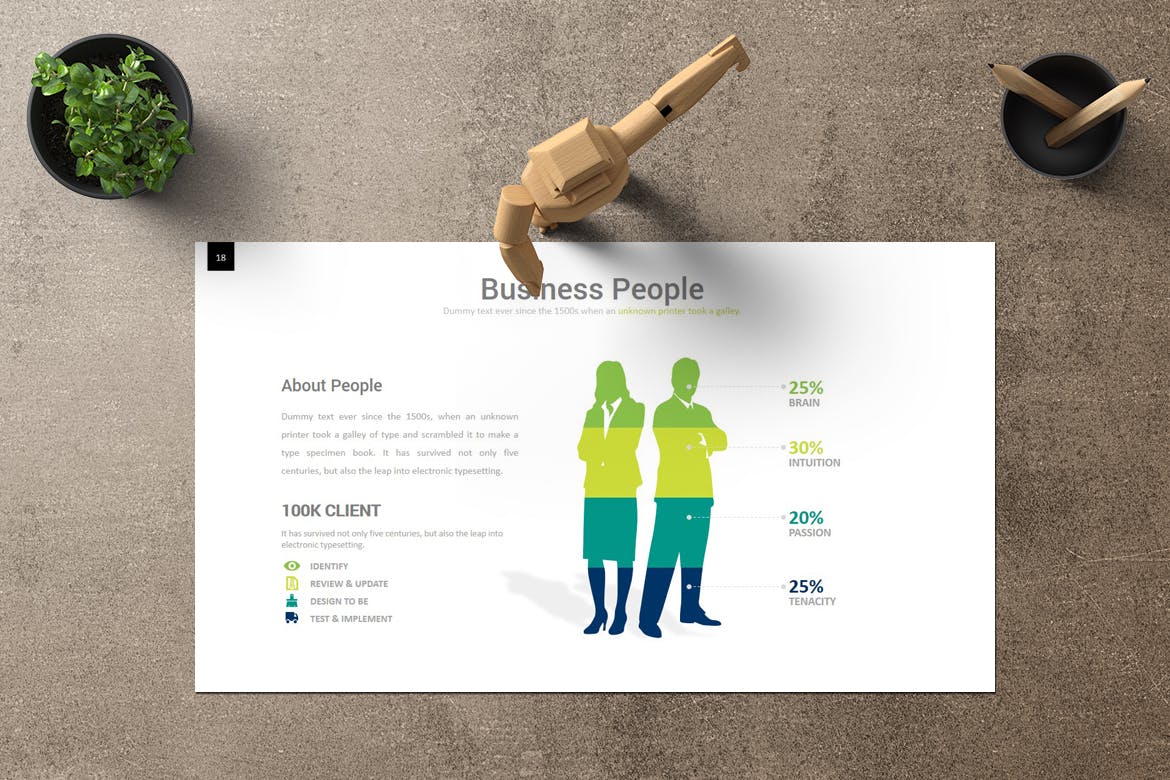 互联网企业宣传推广谷歌幻灯片设计模板 Hardwork Google Slides插图(4)