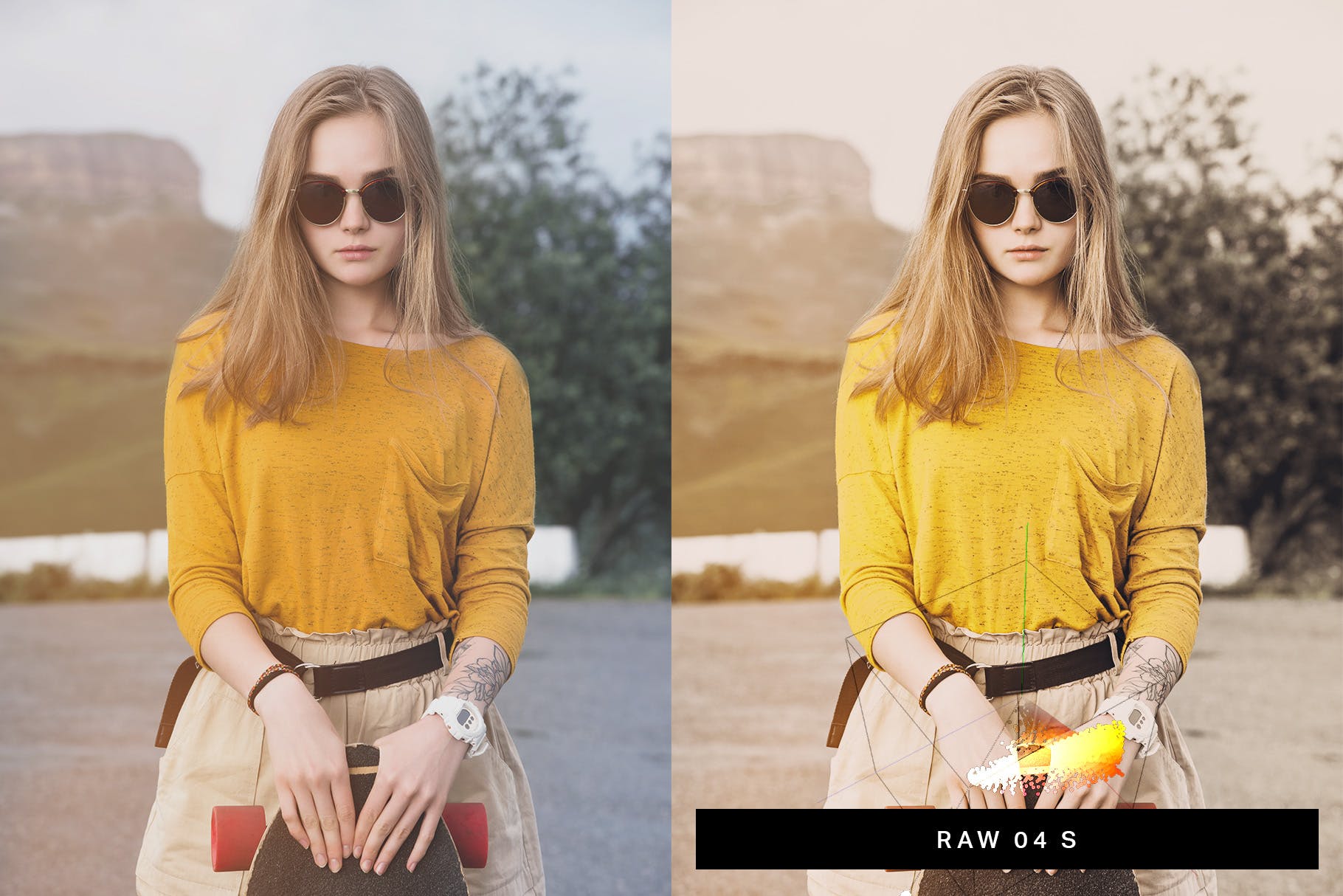 50款蜂蜜色调照片风格素材库精选LR预设 50 Honey Yellow Lightroom Presets and LUTs插图(4)