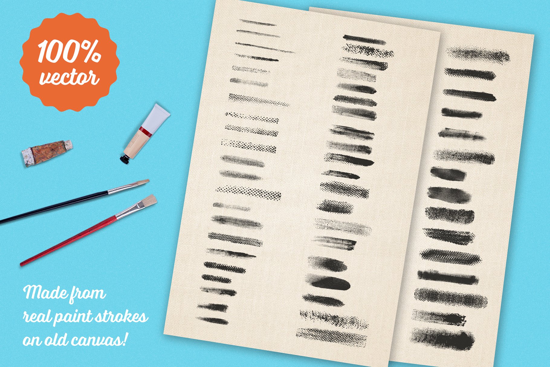 59个高品质AI插画艺术创作笔刷 Preppy Art Brushes for Illustrator插图(4)