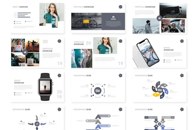 企业团队成员介绍PPT幻灯片模板 Gonzaloz – Powerpoint Template插图(2)