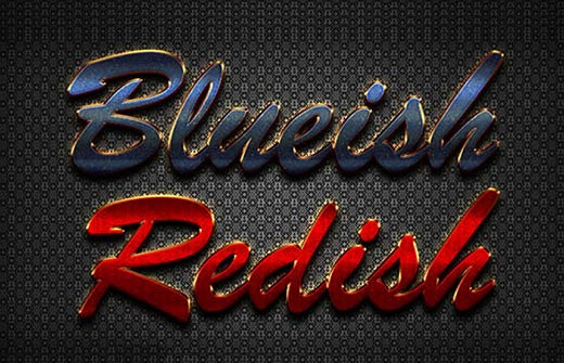 10款3D质感字体的Photoshop图层样式下载[psd]