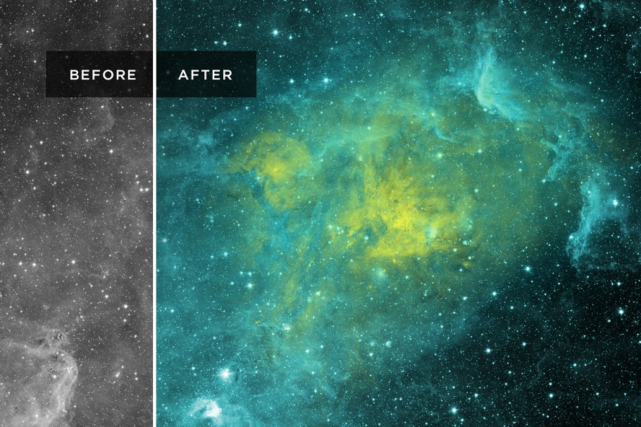 天文照片后期处理PS笔刷 Stargazer Photoshop Brushes插图(4)