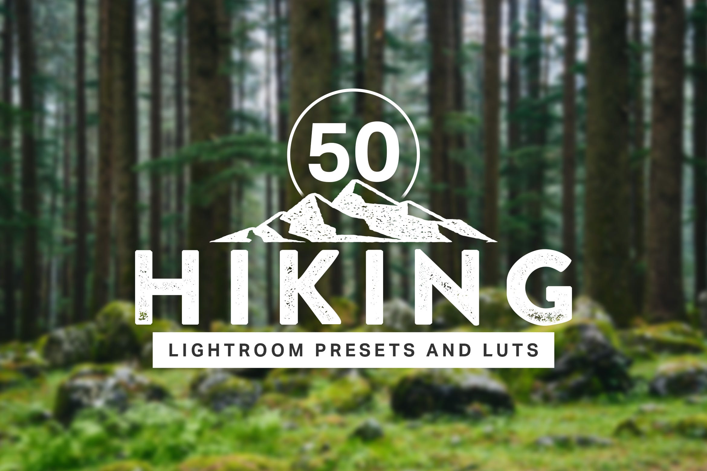 50个徒步风景摄影效果处理LR预设合集 50 Hiking Lightroom Presets and LUTs插图