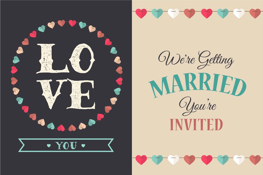 节日装饰元素图案AI笔刷 Holidays Garland Brushes set + bonus插图(3)