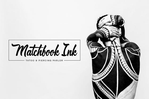 粗线条画笔手写英文字体 Brooklyn Script插图(2)