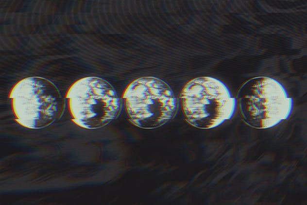 复古老电视失真信号故障PS字体样式Vol.II Photoshop Glitch Text Effects Vol. II插图(8)