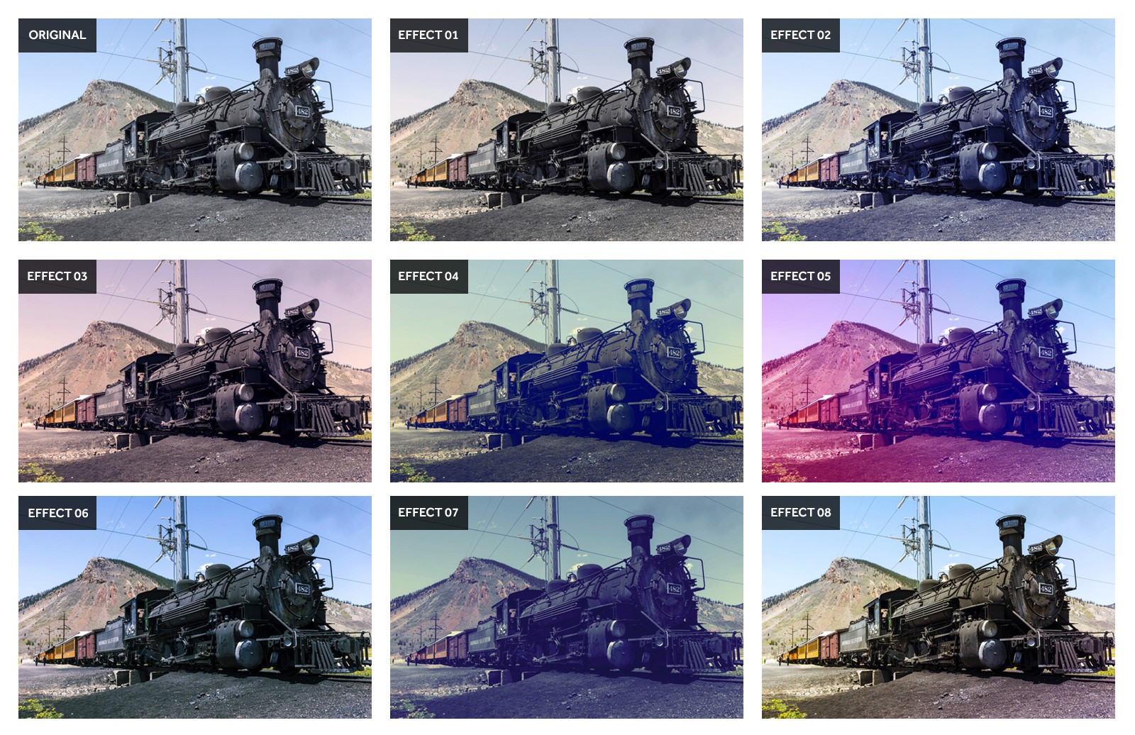 复古照片效果 PSD 模板 Vintage Image Photoshop Template插图(2)