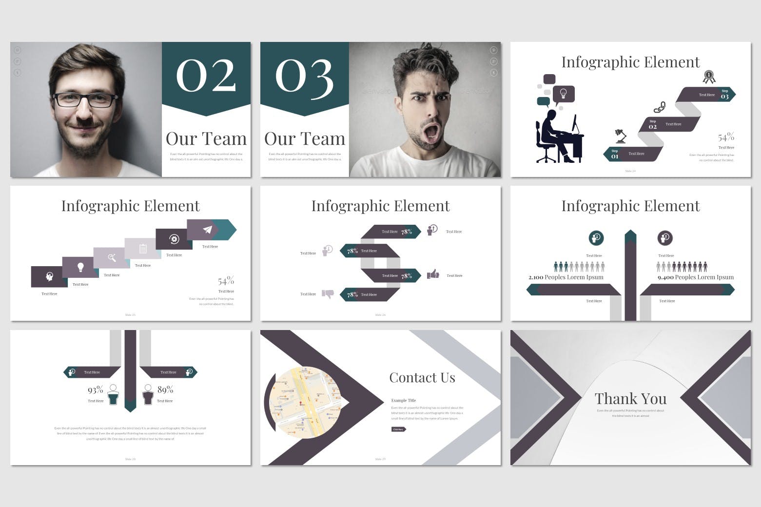 创意产品设计公司宣传谷歌幻灯片模板 Fine Google Slides插图(5)