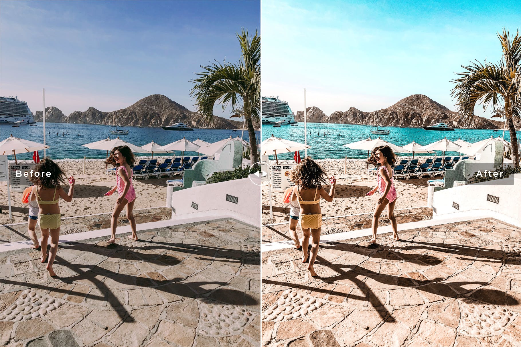 日光摄影照片后期调色滤镜Lightroom预设 Cabo San Lucas Mobile & Desktop Lightroom Presets插图(1)
