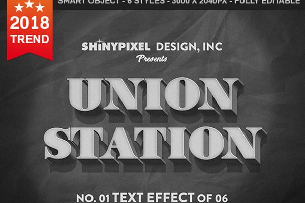 复古老式电影文字效果的图层样式文件下载[psd]