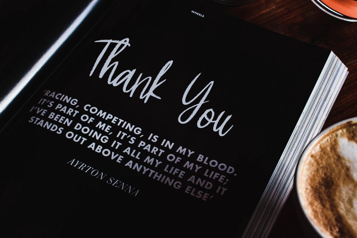 优雅典雅风格英文签名画笔字体 Dastend Signature Brush插图(7)