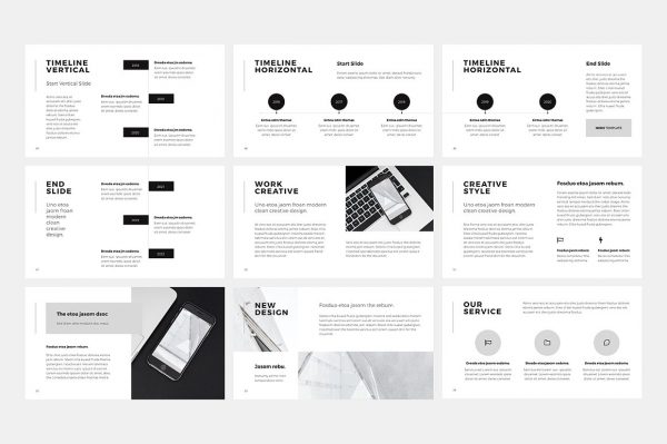 极简现代化白色系PPT模板下载[PPTX,PSD]插图(5)