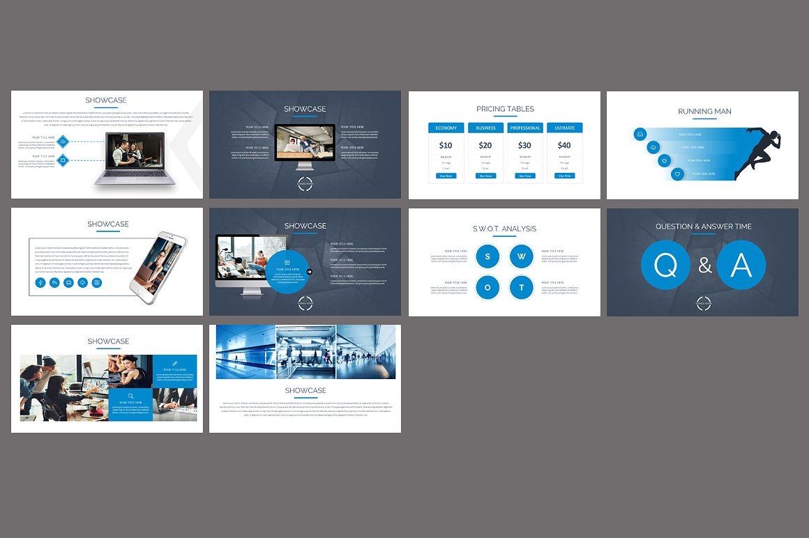现代和专业的主题演讲Keynote模版插图(2)