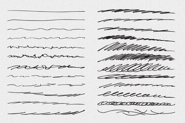 铅笔素描数码绘画AI笔刷 Vector Pencil Sketch Brushes插图(1)