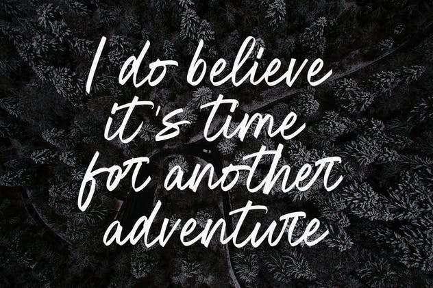 绘画画笔英文书法字体 Oregon Script MS插图(7)