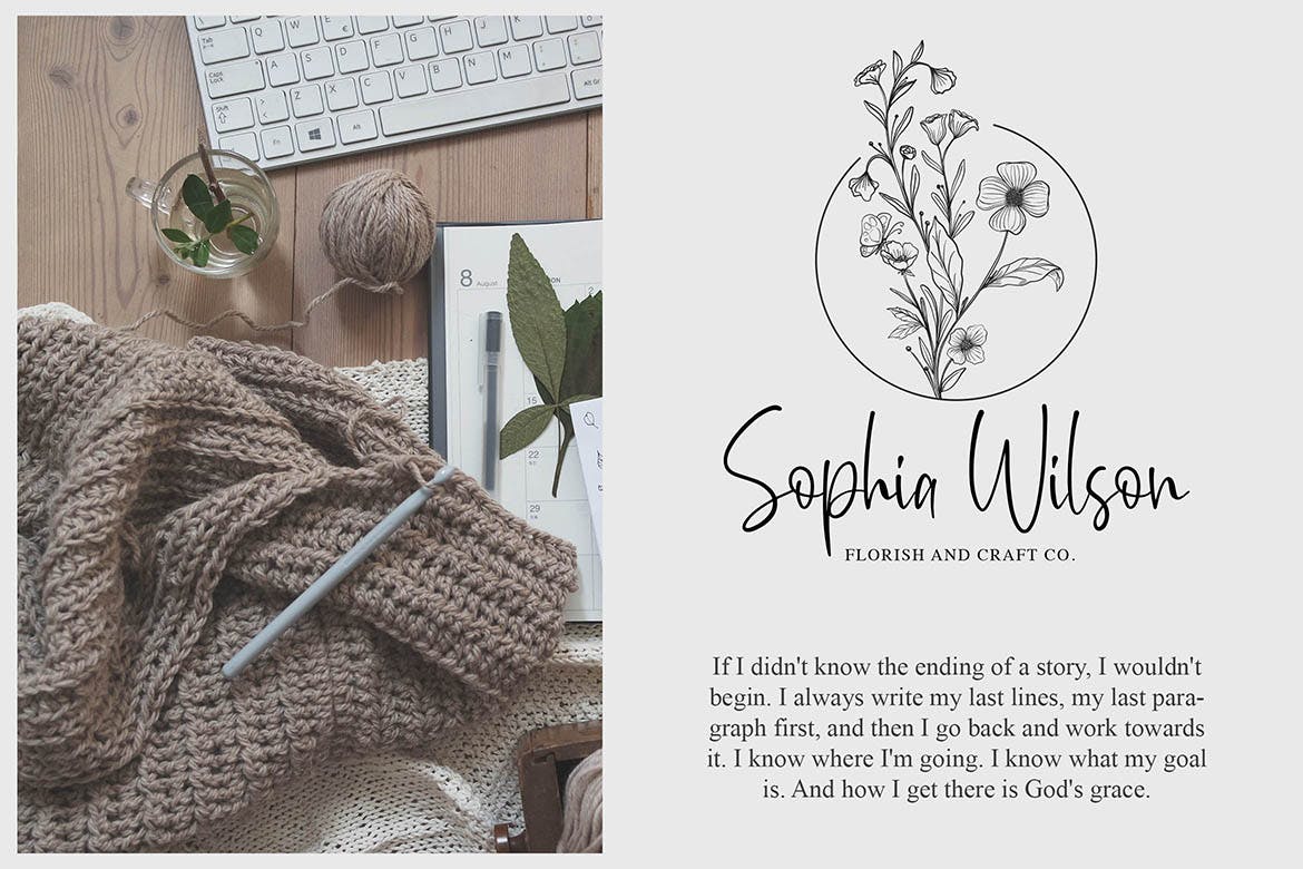 现代钢笔书法英文字体素材库精选 Santhay – Modern Script Font插图(1)