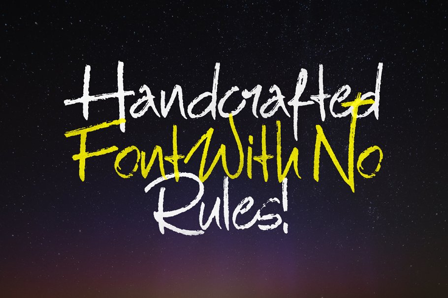 粗犷、富有创造性的英文手写字体 RockOut! Script + Bonus Font插图(2)