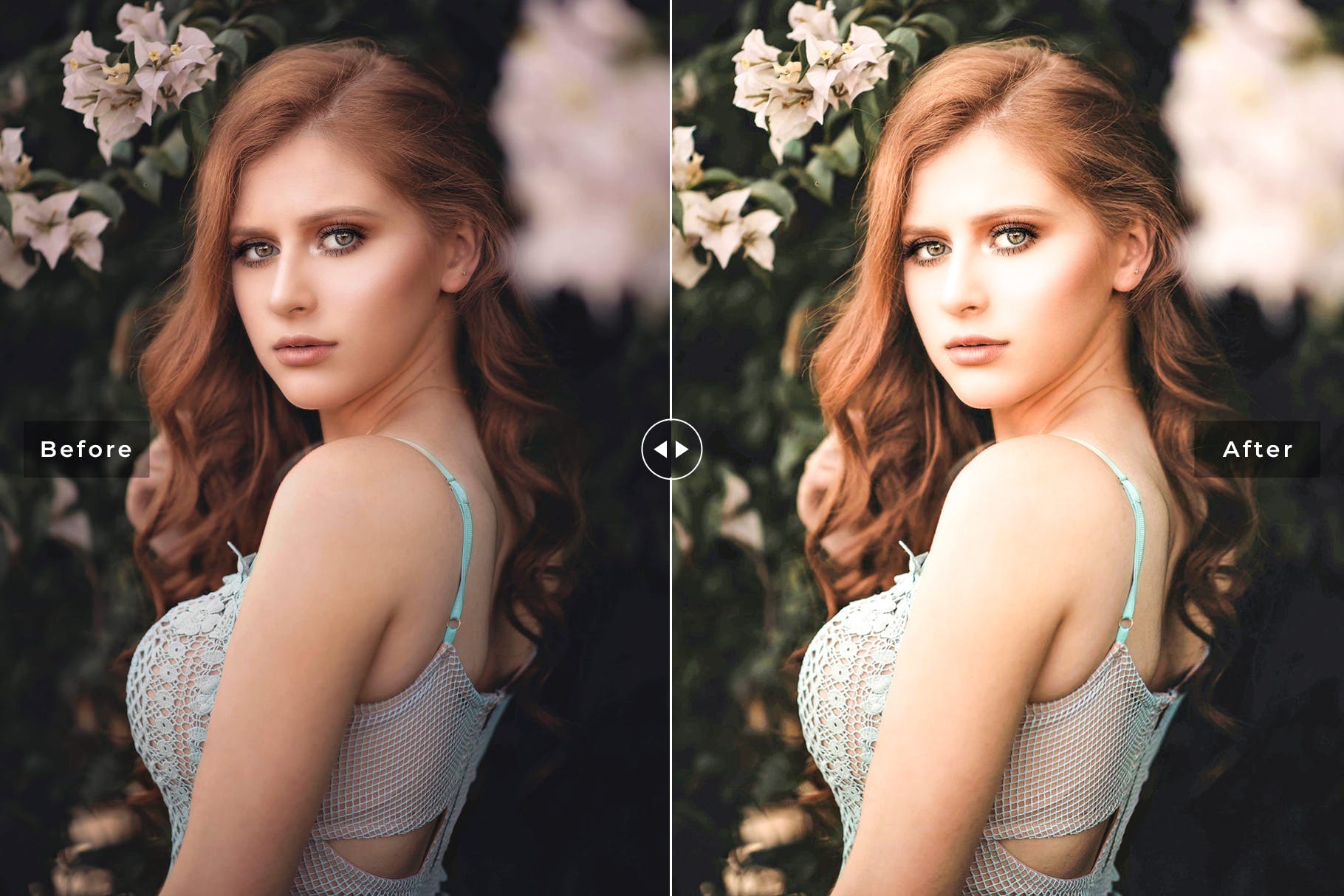 柔美金色调风格照片后期处理LR预设下载 Mercury Mobile & Desktop Lightroom Presets插图(3)