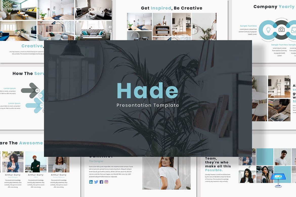 时尚高端的极简主义风格keynote幻灯片演示模版(key)插图