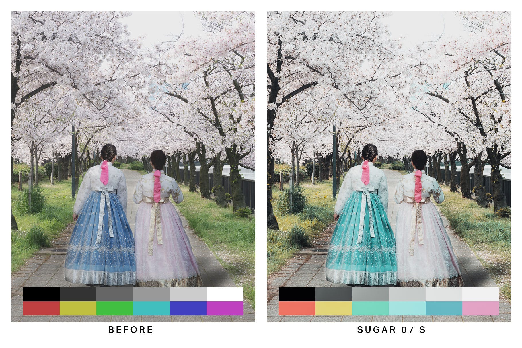 50种珊瑚橙色电影胶片风格效果Lightroom预设&LUT 50 Breezy Coral Lightroom Presets and LUTs插图(4)