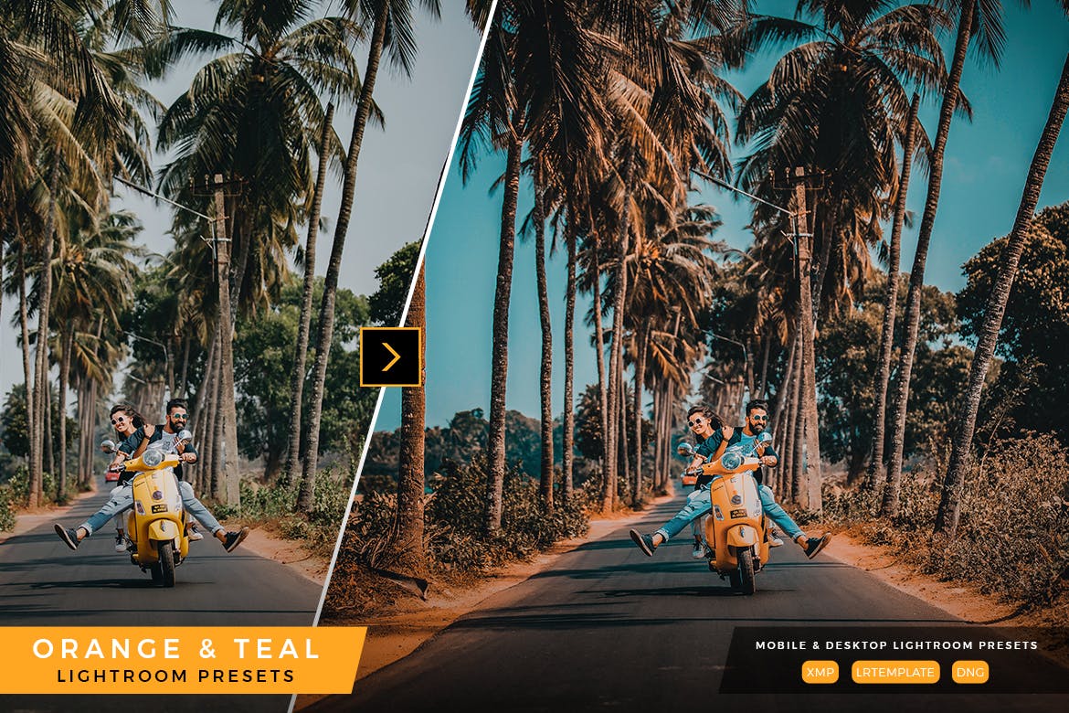 橙色&深绿色色调照片调色滤镜素材库精选LR预设 Orange and Teal Lightroom Presets插图(3)