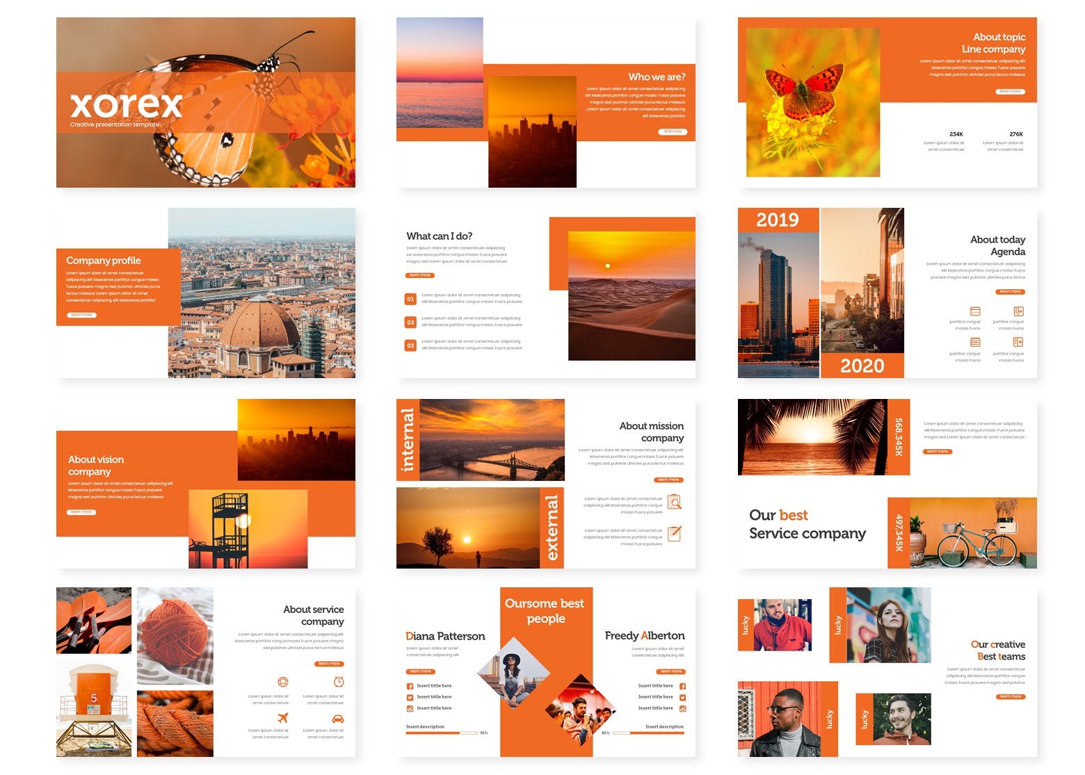 公司产品规划谷歌幻灯片模板 Xorex – Google Slides Template插图(1)