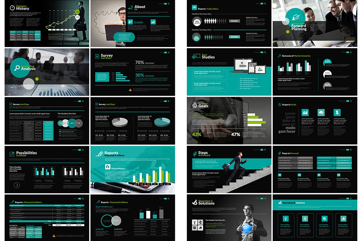 MultiEco业务演示PowerPoint模板插图(1)
