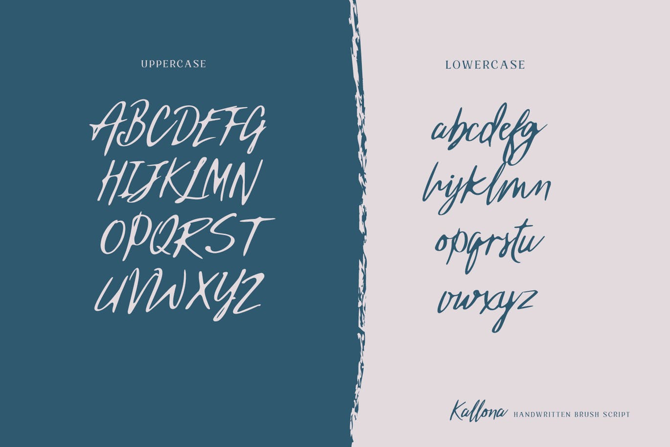 英文画笔书法字体素材库精选 Kallona – Natural Brush Script font插图(3)