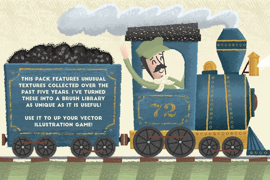 终极纹理AI笔刷库 The Ultimate Texture Brush Library插图(1)