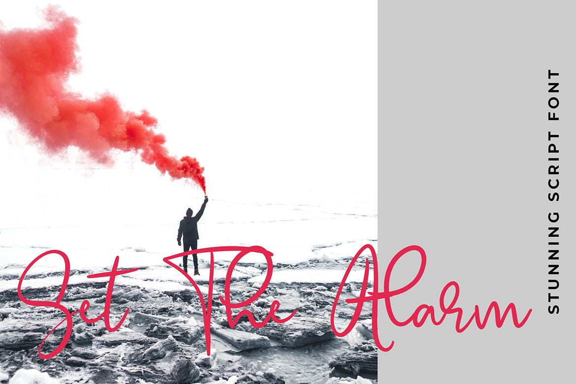 可爱风格英文现代书法字体素材库精选 Emellyn Lovely Modern Calligraphy Font插图(3)