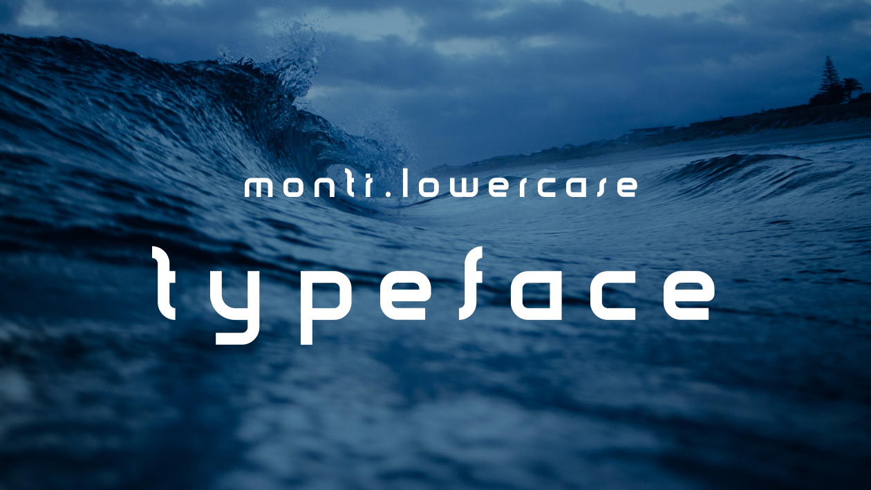 品牌/海报设计简约风英文无衬线字体素材库精选 Monti Sans Serif Minimal Font插图