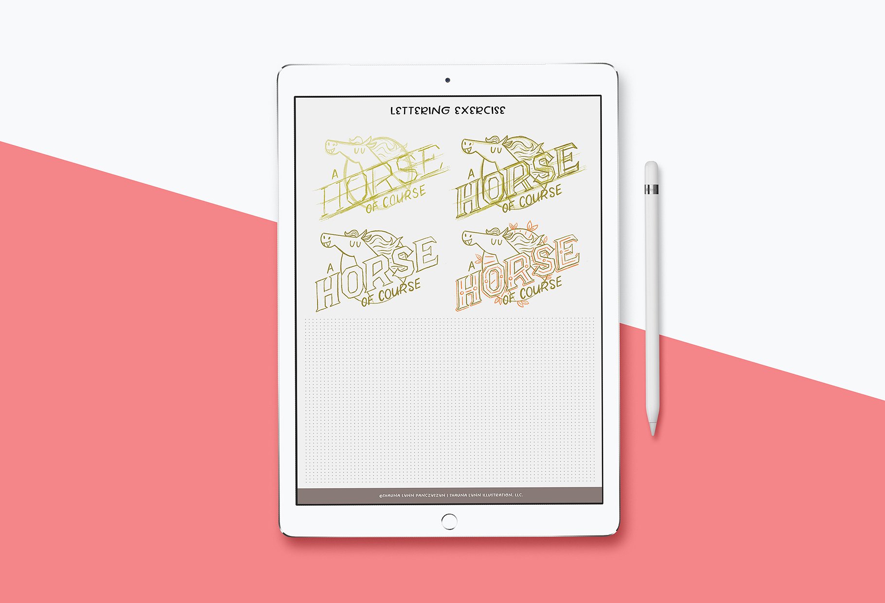 可爱风格手写字体图形笔刷[PS&Procreate] The Standard Bundle Pack插图(4)