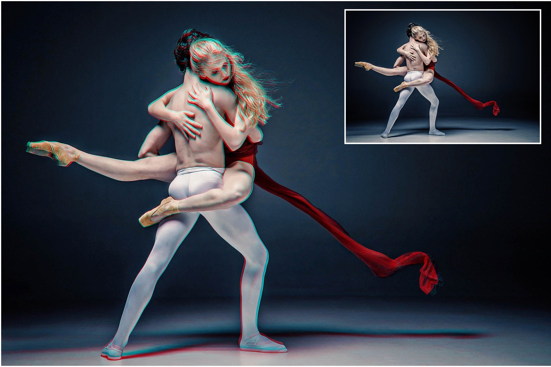 54款人像照片3D特效PS动作 3D Actions插图(5)